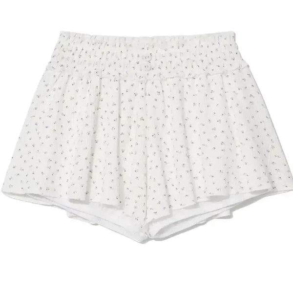 [BUNJANG] Glowny Provence Eyelet Shorts Cream Bloom / 글로니 프로방스 아일렛 쇼츠 크림블룸 province eyelet short