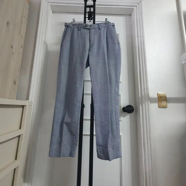 [BUNJANG] Massimo Dutti Men's Summer Slacks - Grey (33 Inch) / 33인치 마시모두띠 남성 여름바지 그레이