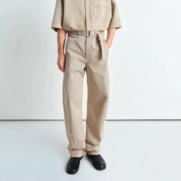 [BUNJANG] Lemaire Twist Belted Pants Beige / [S] 29-30 르메르 트위스트 벨티드 팬츠 베이지