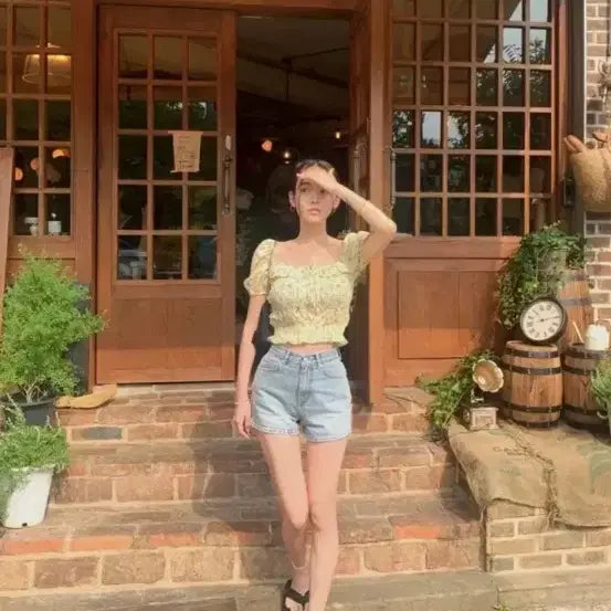 [BUNJANG] Pale Jade Fine Cherry Shorts M / 페일제이드 파인체리 반바지