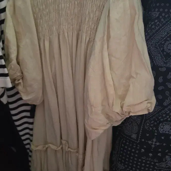 [BUNJANG] Wicco Beige Long Dress S / 위꼬모데이지원피s