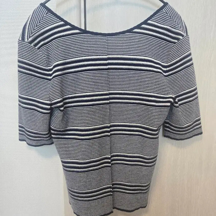 [BUNJANG] SYSTEM Navy Stripe Knit / 시스템 SYSTEM 네이비 스트라이프 니트