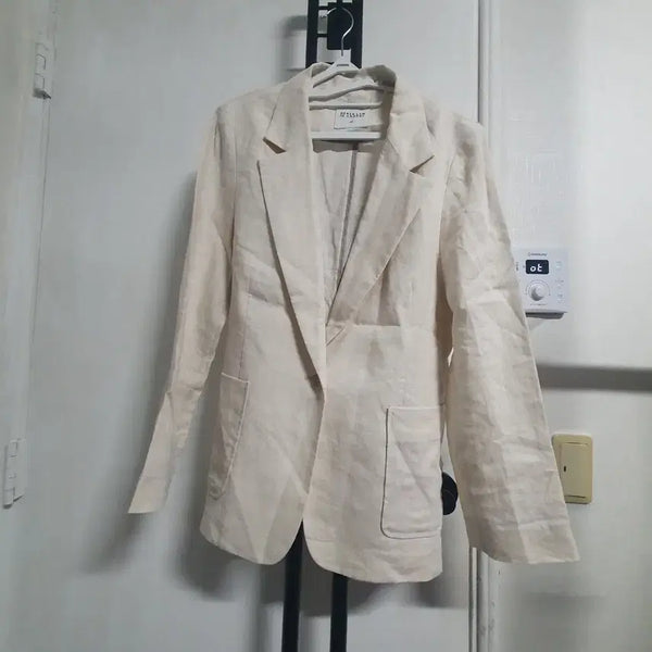 [BUNJANG] Derek Lam 10 Crosby Linen Jacket - Ivory, Size 66 / 새옷 데렉램 여성66 여름 린넨자켓 아이보리