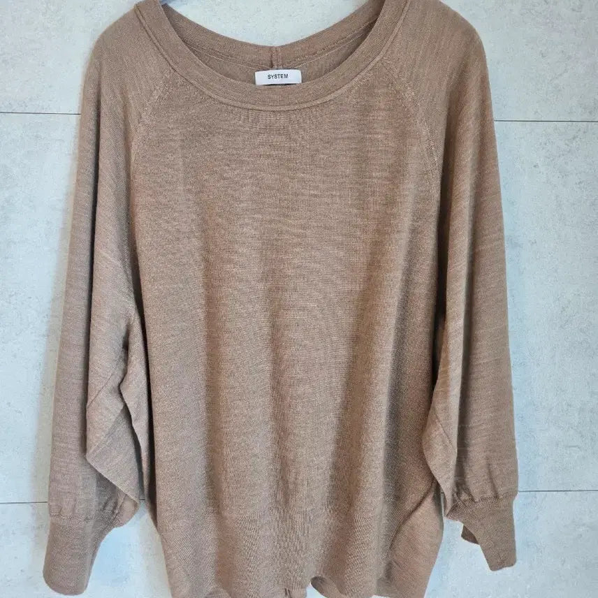 [BUNJANG] System Knit Beige / 시스템 SYSTEM 니트 베이지