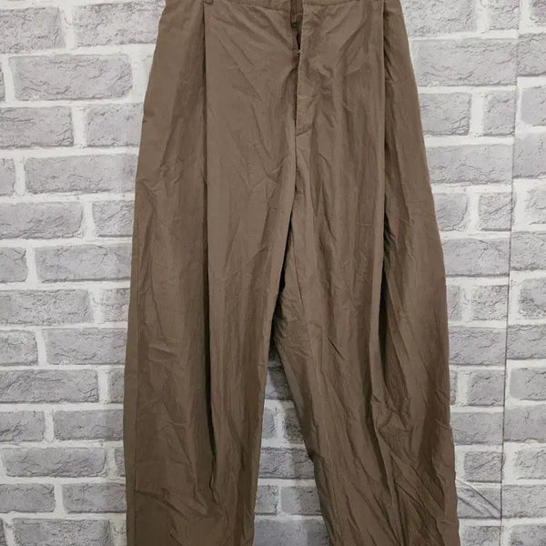 [BUNJANG] EAST HOUSE Brown Banding Wide Pants M / EAST HOUSE 브라운 밴딩 와이드바지M/알뜰한여우