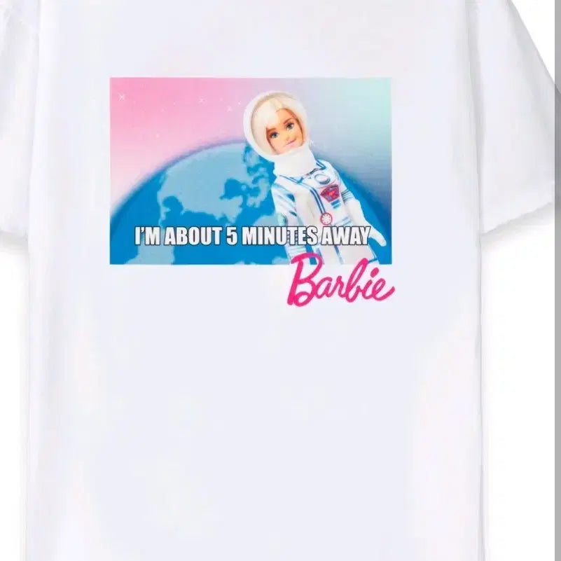[BUNJANG] Barbie x WJSN Graphic T-Shirt / 수입 바비우주 소녀
