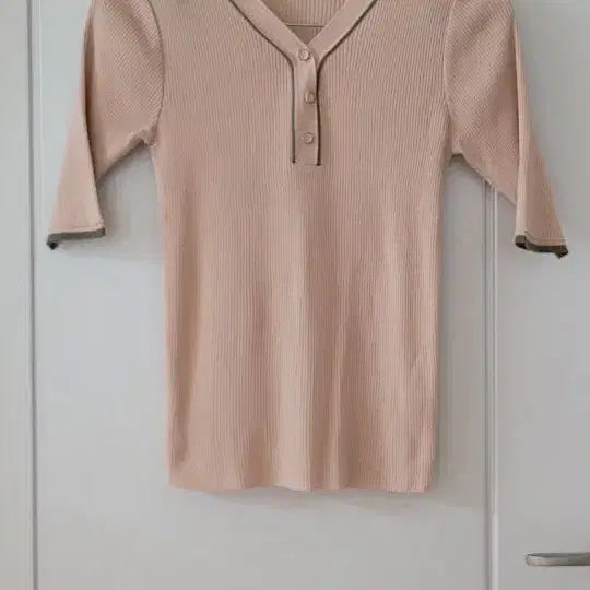 [BUNJANG] Roem Ribbed Short-Sleeve T-Shirt / 로엠 골지 반팔티