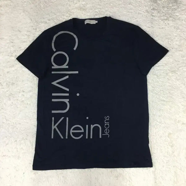 [BUNJANG] Calvin Klein Big Logo T-Shirt / 캘빈클라인 빅로고 반팔티 만원샵 GG31