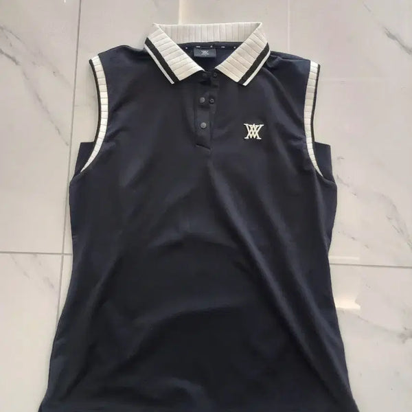 [BUNJANG] Anew Golf Sleeveless T-Shirt Women's L Black / 골프 민소매 티셔츠(어뉴)