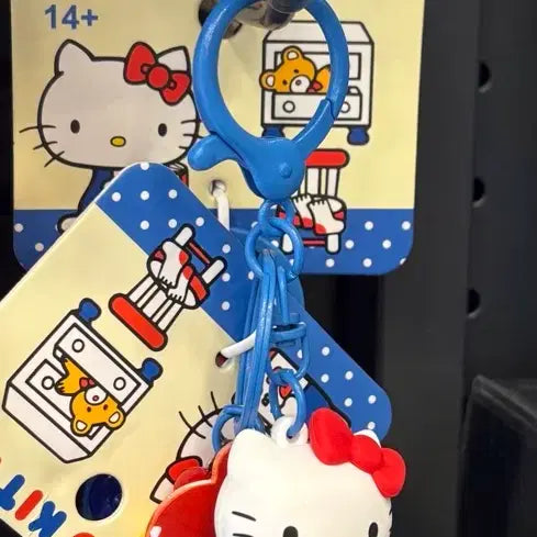 [BUNJANG] Hello Kitty Mini TV Slide Keychain / 헬로키티 미니 티비 슬라이드 키링