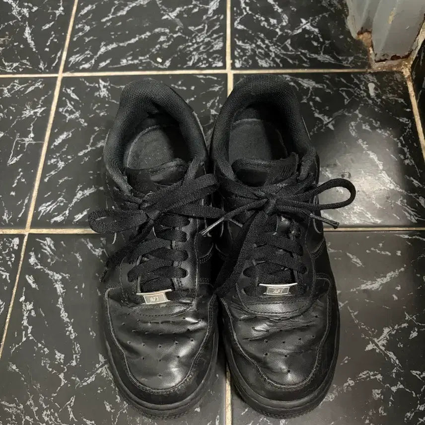 [BUNJANG] Nike Air Force 1 All Black / 에어포스 올블랙 250