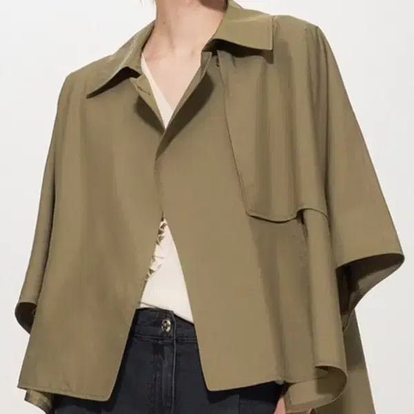 [BUNJANG] TIME 24FW Cape Trench Jacket / 한섬 24fw 타임 time 케이프 트렌치 자켓 프리