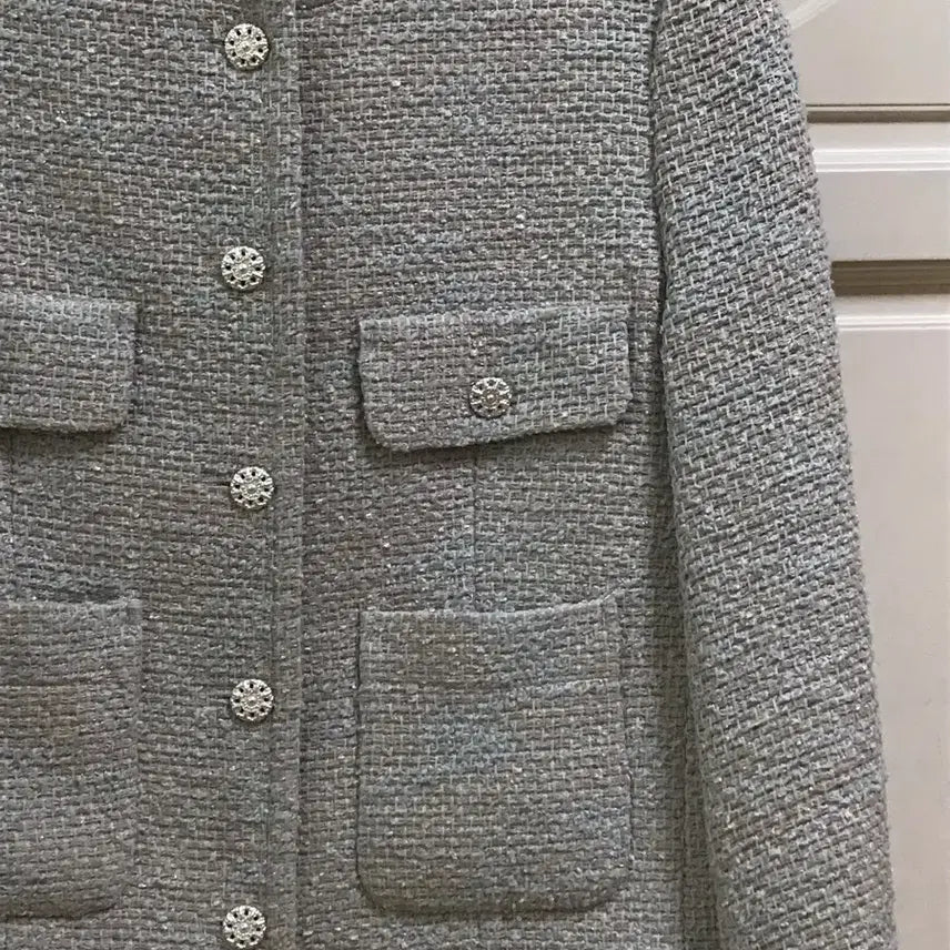 [BUNJANG] Eric Tweed Jacket Cardigan / ERIC 트위드 자켓 가디건/마쥬 산드로 라플리에 르플레인 룩캐스트