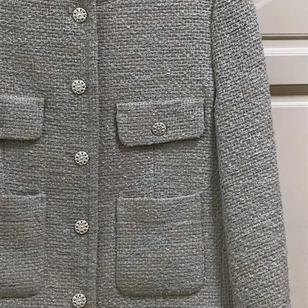 [BUNJANG] Eric Tweed Jacket Cardigan / ERIC 트위드 자켓 가디건/마쥬 산드로 라플리에 르플레인 룩캐스트