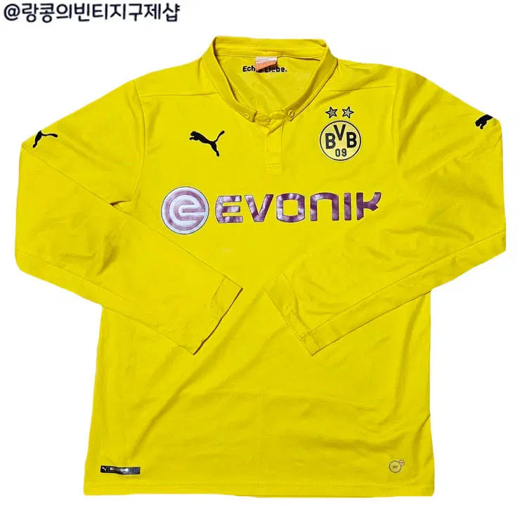 [BUNJANG] Puma Borussia Dortmund Long Sleeve T-Shirt / 푸마 스트릿 도르트문트 긴팔티