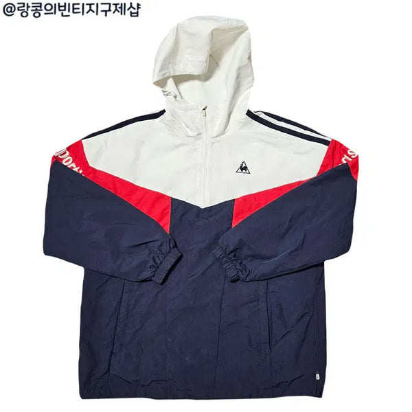 [BUNJANG] Le Coq Sportif Street Warm-up Anorak Jacket / 르꼬끄 스포르티브 스트릿 웜업 아노락 자켓