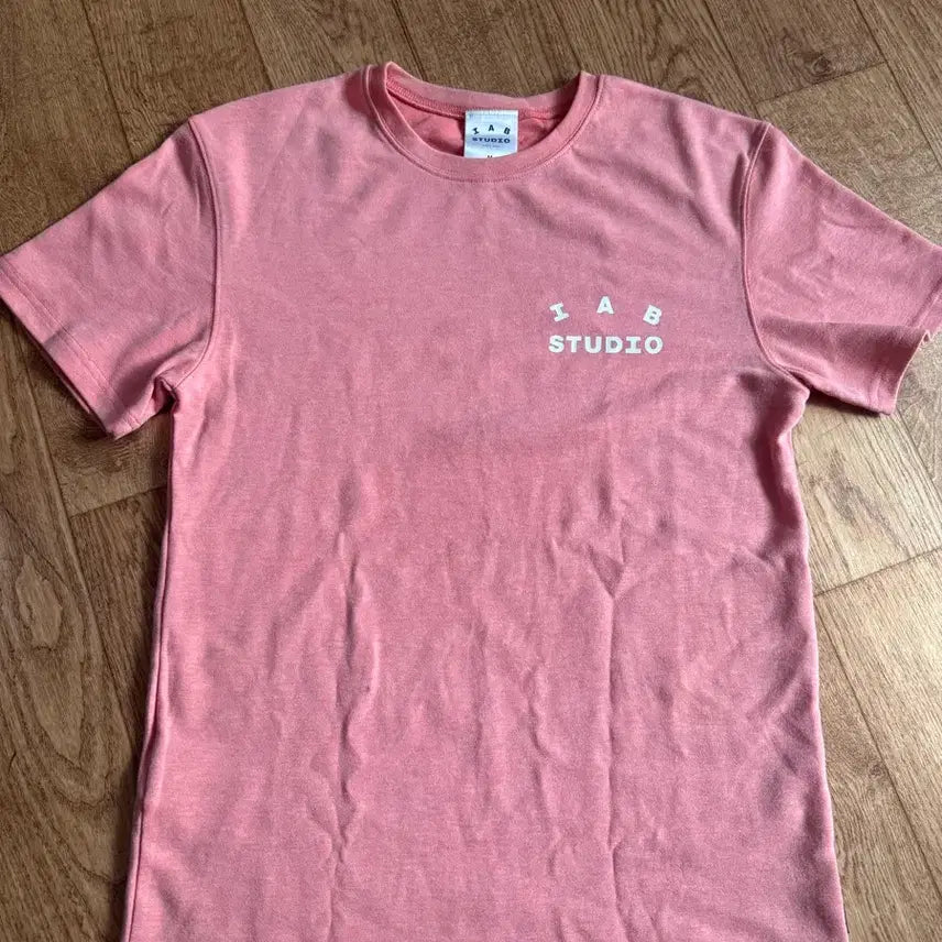 [BUNJANG] IAPP STUDIO Short Sleeve T-Shirt Pink / [M]아이앱 스튜디오 반팔 핑크