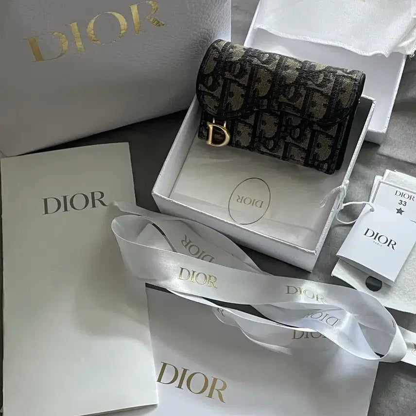 [BUNJANG] Dior Oblique Saddle Card Holder / 디올 오블리크 새들 카드지갑