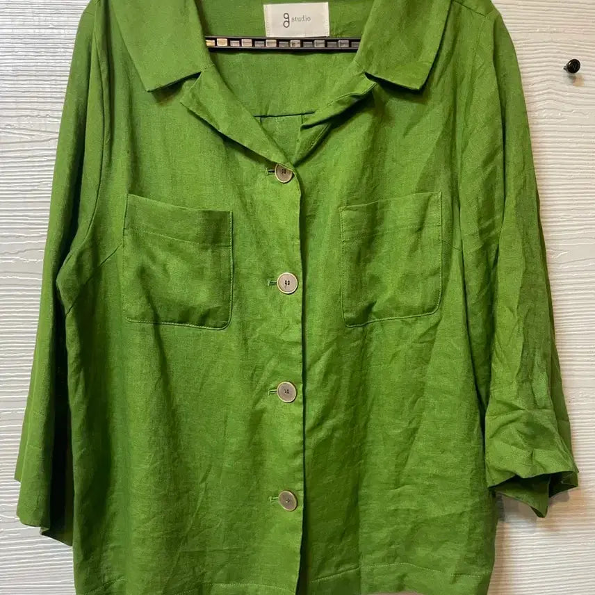 [BUNJANG] G Studio 100% Wool Green Jacket / g스튜디오 마100% 그린 자켓 구88