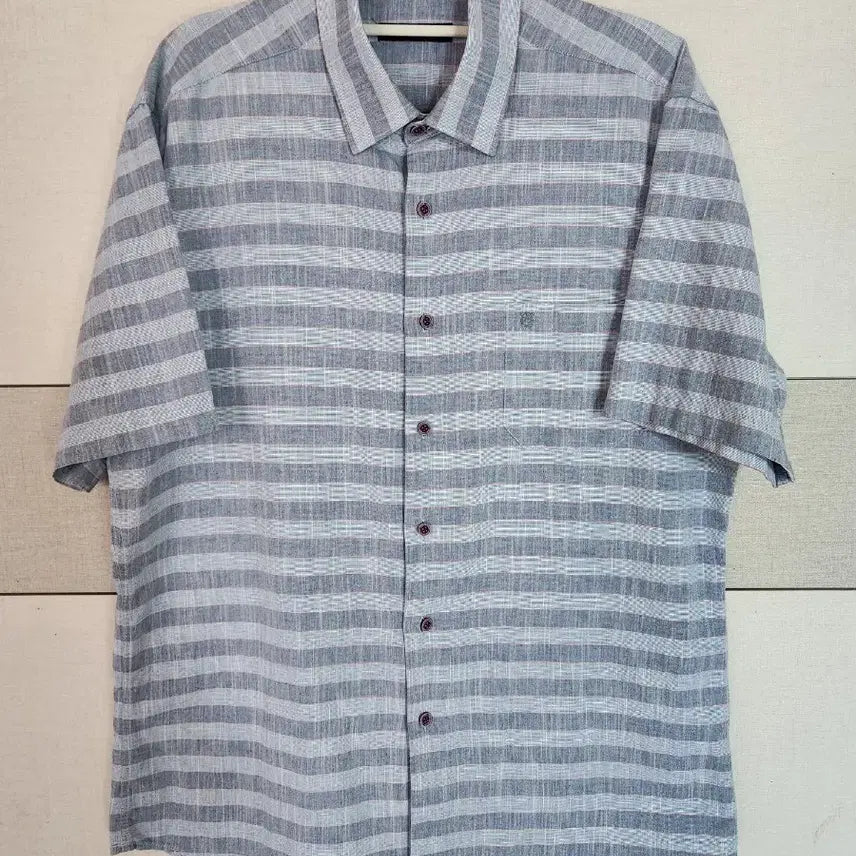 [BUNJANG] Louis Quatorze Men's Linen Blend Short Sleeve Shirt / 루이까또즈 남성 린넨 혼방 반팔 셔츠 105