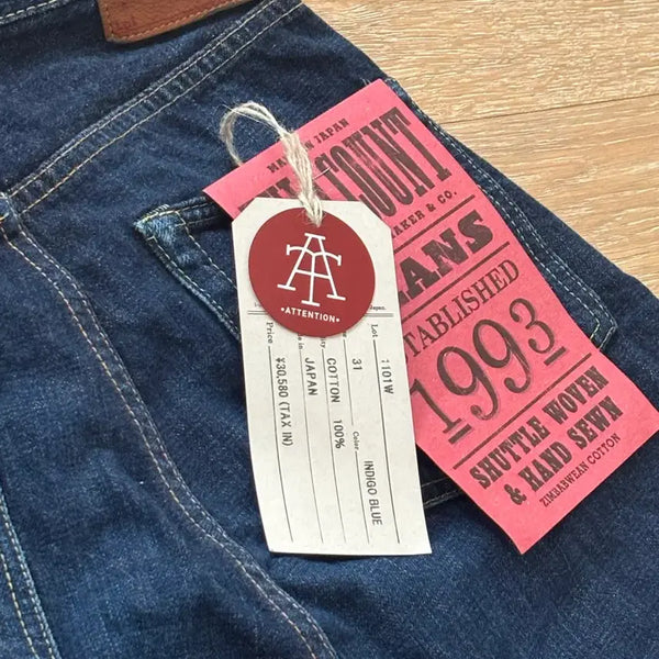 [BUNJANG] 1101W One Wash Jeans (31) / 급처 풀카운트 1101w 원워시 31