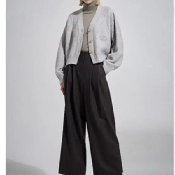 [BUNJANG] System Raccoon Blend Cable Cardigan / 시스템  라쿤블렌드 케이블 거디건