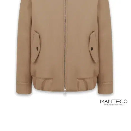 [BUNJANG] L'ISSUE Rodney Melton Wool Blouson Jacket Beige Size 3 / L'ISSUE(리슈) 로드니 멜톤 울 블루종 자켓 3사이즈 베이지