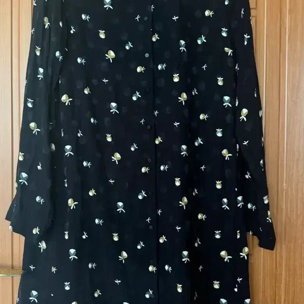 [BUNJANG] Comptoir des Cotonniers Navy Pattern Shirt Dress / comptoir des cotonniers 셔츠형 원피스