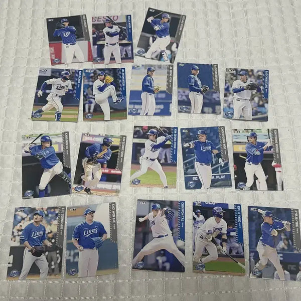[BUNJANG] Samsung Lions Player Cards Bundle Set (18 Cards) / 삼성 라이온즈 선수 카드 18장 일괄