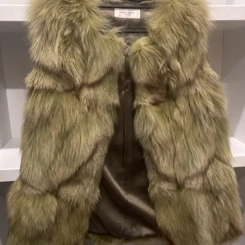 [BUNJANG] Fox Fur & Rabbit Fur Mix Vest / 여우털,토끼털 믹스 퍼 조끼 베스트