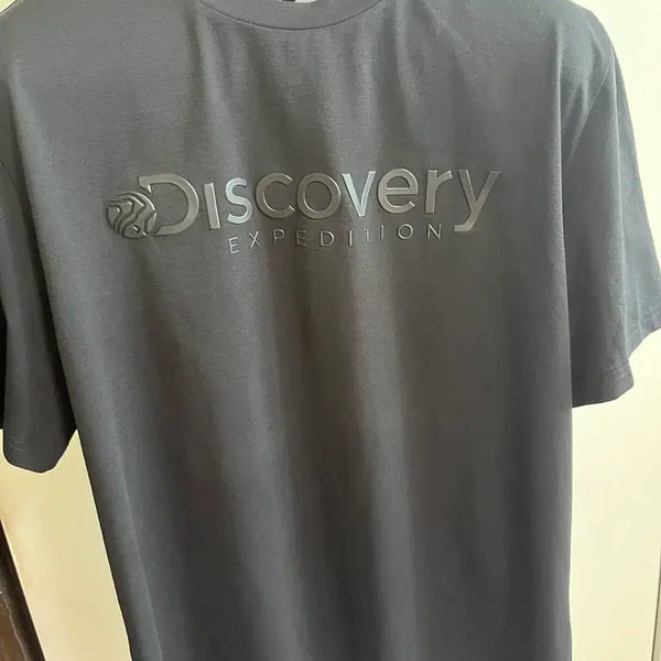 [BUNJANG] Discovery Black T-Shirt / 디스커버리 블랙 반팔티