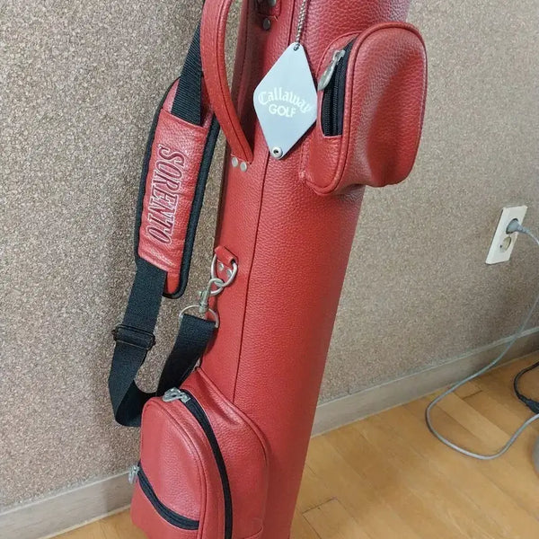 [BUNJANG] Faux Leather Half Bag / 골프 하프백