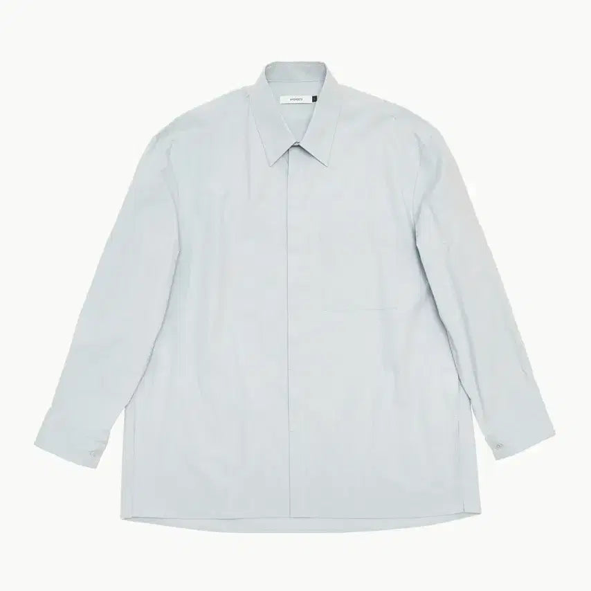[BUNJANG] AMOMENTO Square Pocket Oversized Shirt - Light Blue (Size L) / AMOMENTO SQUARE POCKET OVERSIZED SHIRTS