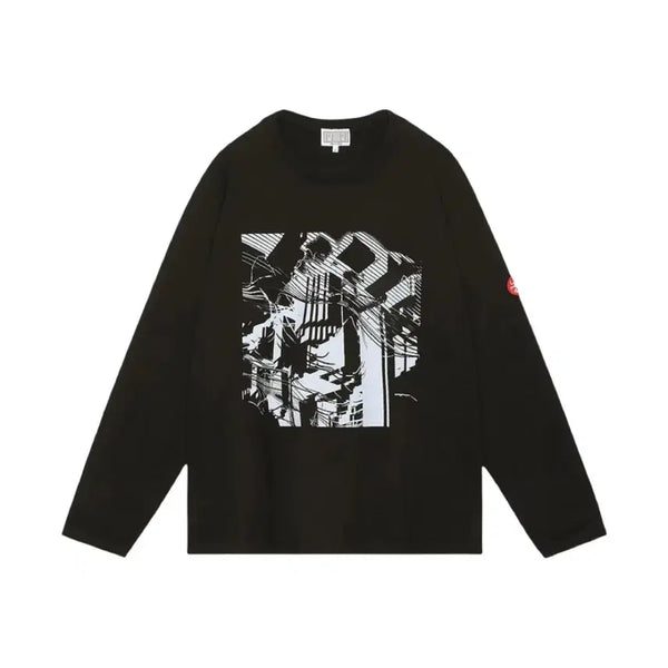 [BUNJANG] Cav Empt MD Jaunte Heavy Long Sleeve T-Shirt Black / 카브엠트 MD 존트 헤비 롱슬리브 티셔츠 블랙