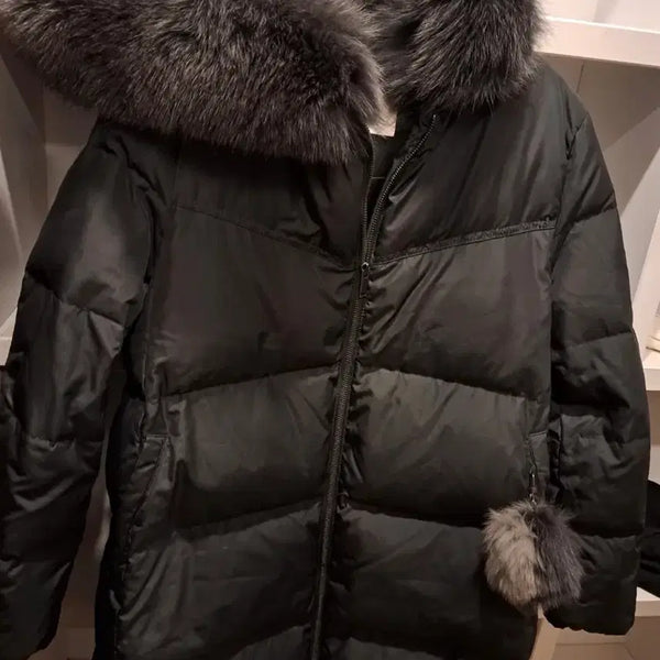 [BUNJANG] LIST Faux Fur Goose Down Padding Jacket / LIST 리스트 폭스퍼 구스 패딩 66