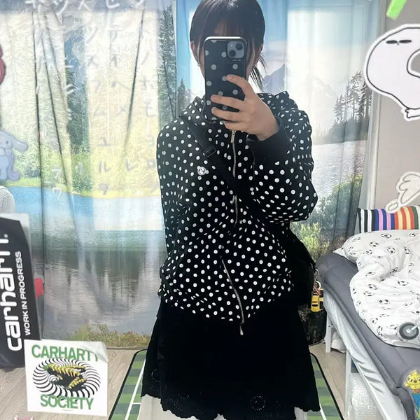 [BUNJANG] April Eight Dot Hoodie Zip-up M / 에이프릴에잇 도트 후드 집업 / Original DOT HOODIE M