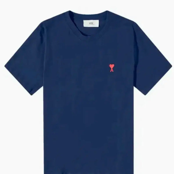 [BUNJANG] Ami Heart Logo T-Shirt Black Navy White XL / (특가) 아미 하트 로고 반팔 블랙 네이비 화이트 xl
