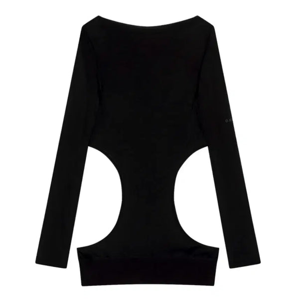 [BUNJANG] Ojos Curved Cut Layered T-Shirt 2 / 오호스 Ojos 커브드 컷 레이어드 티 2