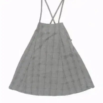 [BUNJANG] Mils Bonheur Plus-Size Maternity Check Pinafore Dress / 빅사이즈 멜빵 원피스 밀스 보누르 임부 체크 멜빵 원피스 오버롤 스커트 루즈핏 오버핏 77 88 99