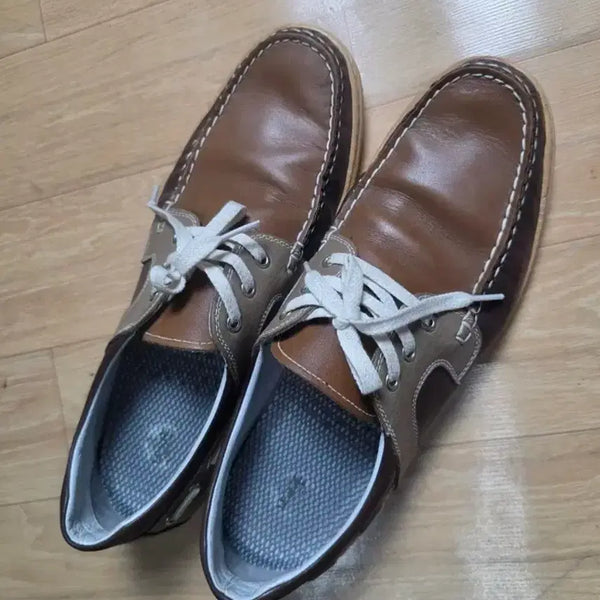 [BUNJANG] Men's Brown Boat Shoes Loafer Style / ㅡ 파격세일  ㅡ보트슈즈 브라운 남성신발