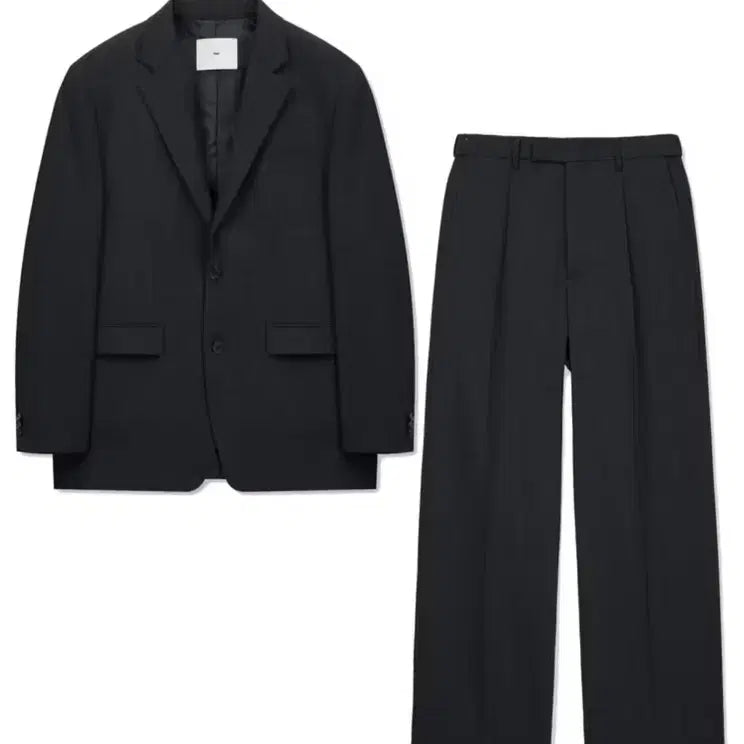 [BUNJANG] TNGT High Wool Comfort Setup Navy / TNGT 하이울 컴포트 셋업 (네이비)