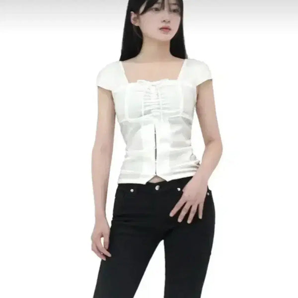 [BUNJANG] Poring Your Shirring Blouse / 포어링 YOUR SHIRRING BLOUSE