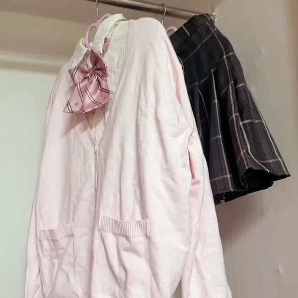 [BUNJANG] JK School Uniform Set Pink / jk교복 세트 핑크