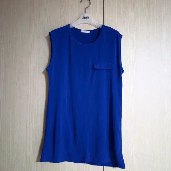 [BUNJANG] Women's Sleeveless Tank Top (Set of 2) / (2개일괄) 여자 여름 민소매(나시) 55~66사이즈