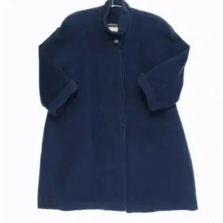 [BUNJANG] CIAO PRIMERO 100% Angora Wool Double-Breasted Coat - Navy, Retro Old Money Style / 150만원 [앙고라100%코트] 프리미엄 하이엔드 올드머니룩 레트로 루즈핏 오버핏 코트 99 ~ 120