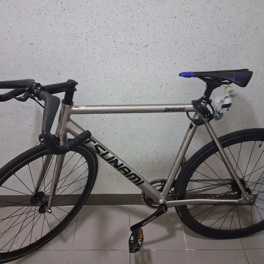 [BUNJANG] Tsunami SNM100 Track Bike Silver L / 츠나미 SNM100 픽시 자전거 반차 판/대 어그로xx