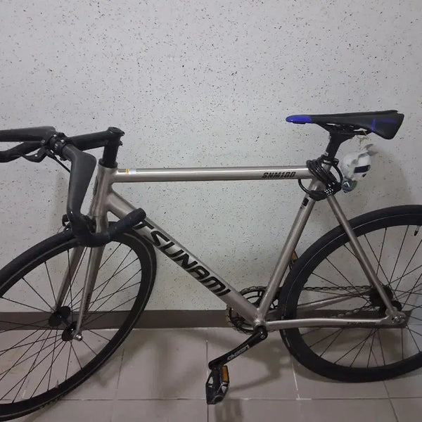 [BUNJANG] Tsunami SNM100 Track Bike Silver L / 츠나미 SNM100 픽시 자전거 반차 판/대 어그로xx
