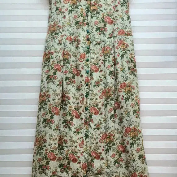 [BUNJANG] Bicolicque 24SS Linen Floral Long Dress / 비꼴리끄>24ss 린넨 플로럴 롱원피스(478천원)
