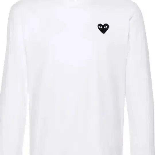 [BUNJANG] Comme des Garçons Blackheart Logo Long Sleeve Shirt / 꼼데가르송 블랙와펜  롱슬리브