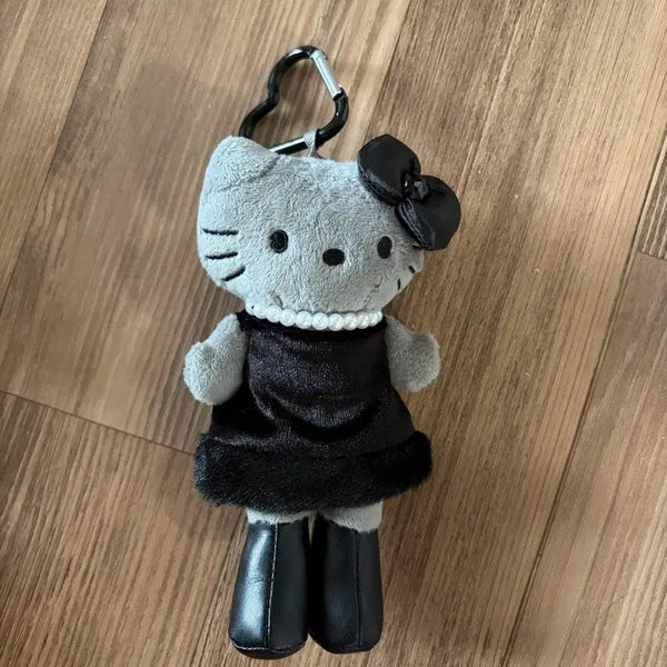 [BUNJANG] Long Legged Kitty Plush Keychain / 롱다리키티인형 키링/그레이키티/블랙키티